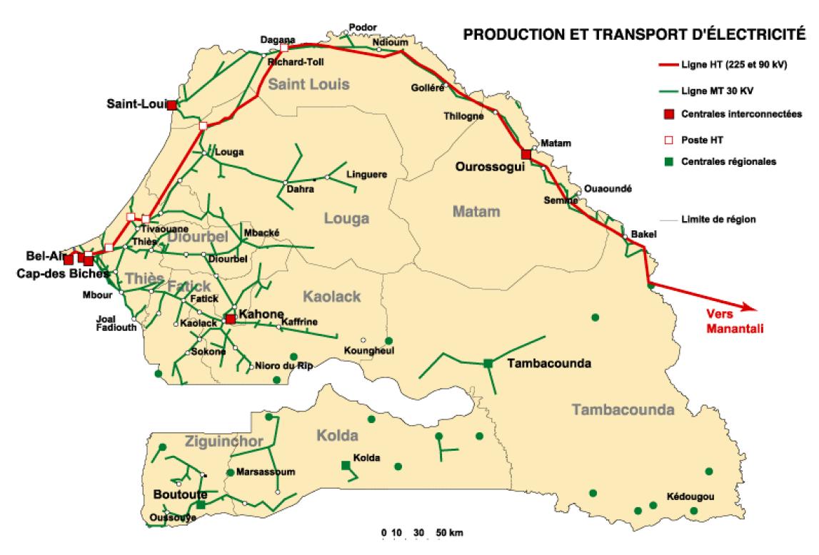 MPI map of Senegal