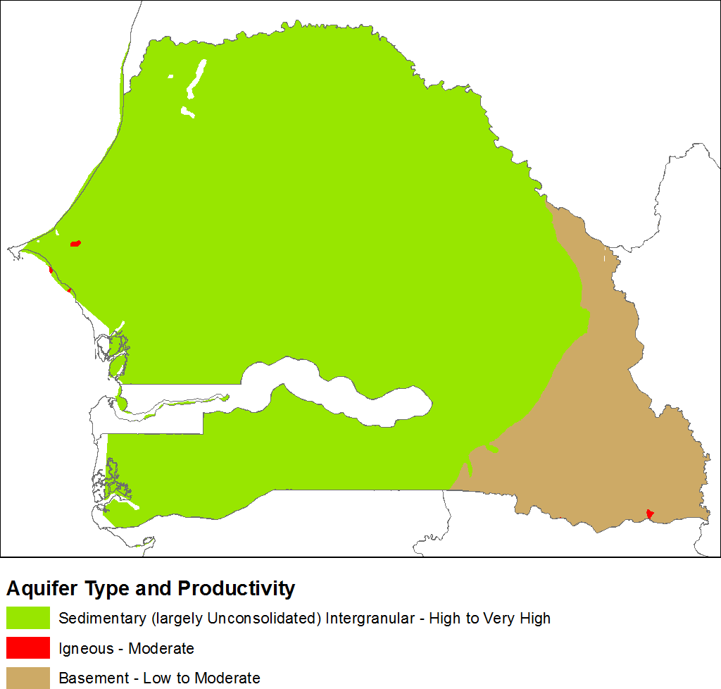 MPI map of Senegal